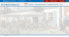 Desktop Screenshot of hotel-zum-kellermann.de